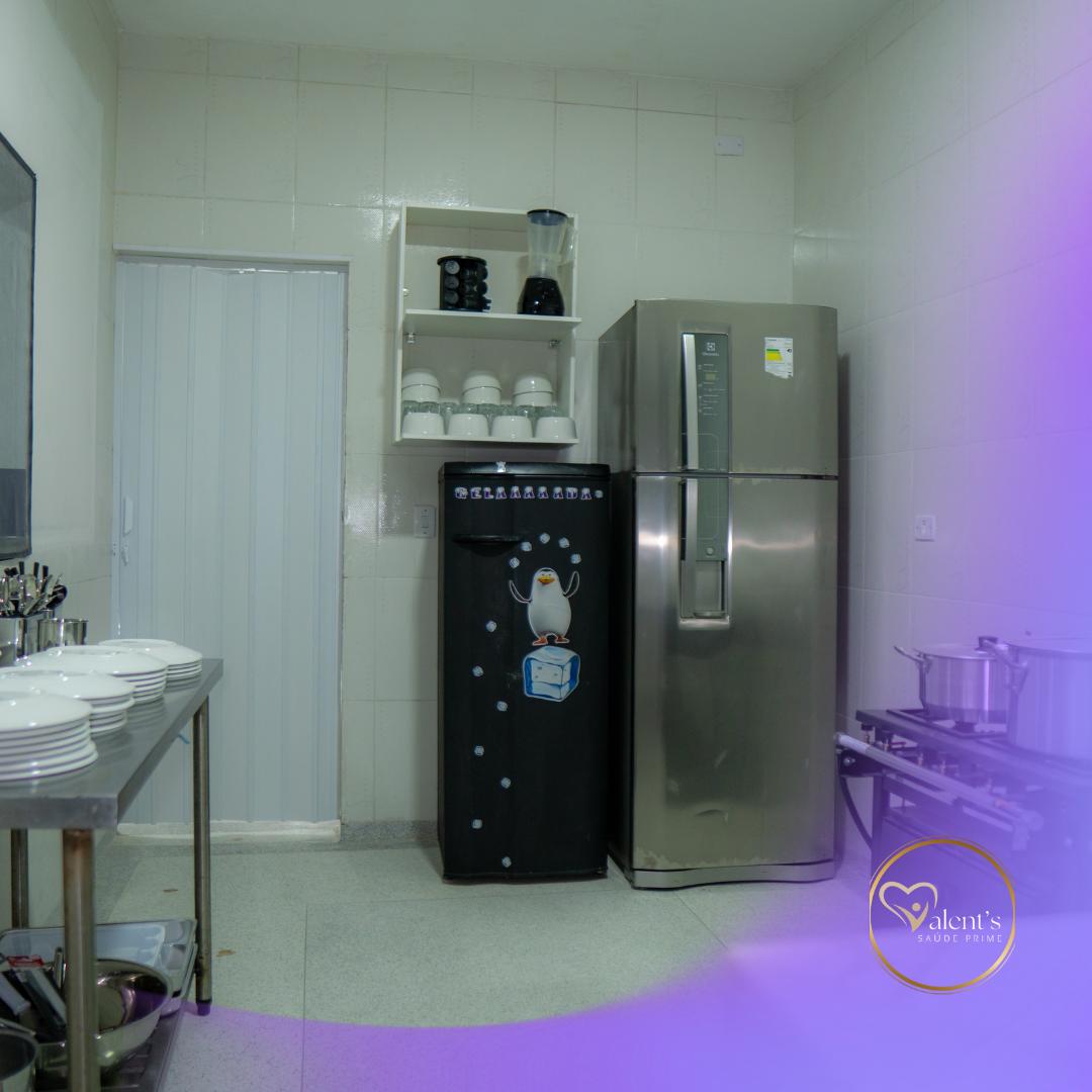 Cozinha equipada da unidade