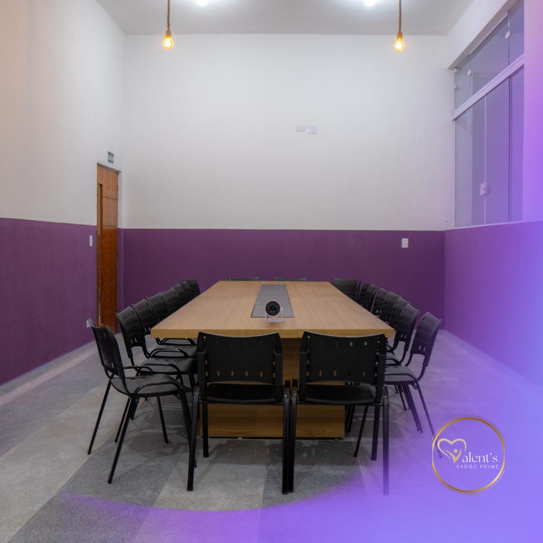 Sala de reuniões e terapias em grupo